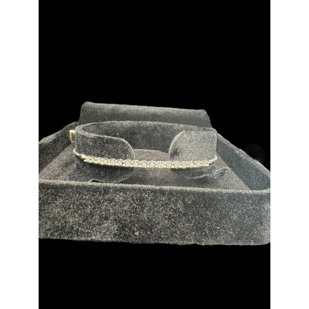 New With Tag Diamond Bolo Bracelet (1/10 ct.t.w) in Sterling Silver